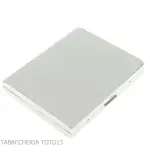 Pitillera en plata satinada para 20 cigarrillos - Accesorios Para Cigarrillos y Laminado