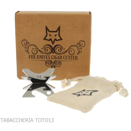 Porta cigarros de bolsillo en metal cromado Senta by Fox Knives - Accesorios Del Cigarro