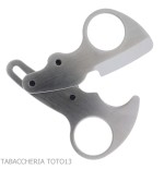 Otello by Fox Knives double blade cigars scissor in satin stainless steel - Accessories Cigar - Metal