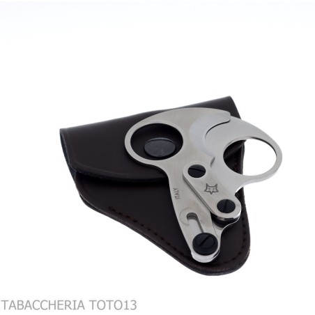 Forbice per sigari bilama in inox satinato Otello by Fox Knives - Accessori Per Sigari