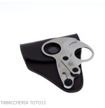 Tijera para cigarros Otello by Fox Knives de doble hoja en acero inoxidable satinado - Accesorios Del Cigarro