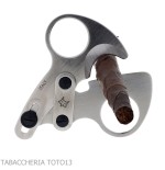 Tijera para cigarros Otello by Fox Knives de doble hoja en acero inoxidable satinado - Accesorios Del Cigarro