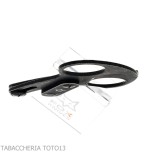 Otello black stainless steel double blade cigar scissor by Fox Knives - Accessories Cigar - Metal