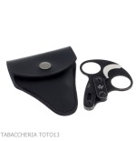 Otello black stainless steel double blade cigar scissor by Fox Knives - Accessories Cigar - Metal
