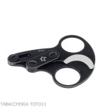Otello black stainless steel double blade cigar scissor by Fox Knives - Accessories Cigar - Metal