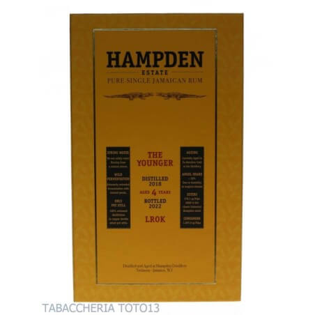 Hampden Estate LROK 2018 the younger Jamaica rum Vol.47% Cl.300 - Hampden Estate Distillery