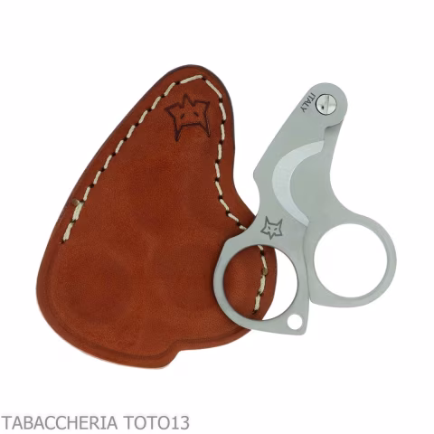 Figaro stainless steel double blade cigar scissor by Fox Knives - Accessories Cigar - Metal