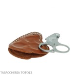 Forbice per sigari bilama in inox satinato Figaro by Fox Knives - Accessori Per Sigari