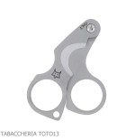 Forbice per sigari bilama in inox satinato Figaro by Fox Knives - Accessori Per Sigari