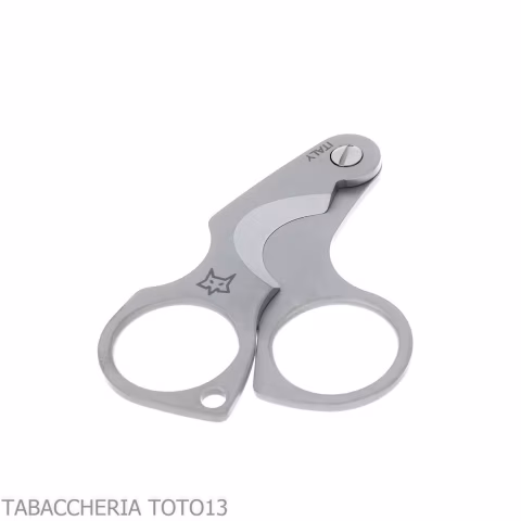 Forbice per sigari bilama in inox satinato Figaro by Fox Knives - Accessori Per Sigari