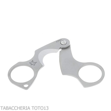 Forbice per sigari bilama in inox satinato Figaro by Fox Knives - Accessori Per Sigari
