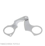Forbice per sigari bilama in inox satinato Figaro by Fox Knives - Accessori Per Sigari