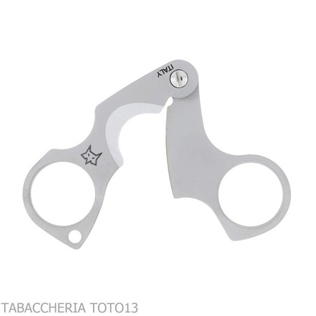 Forbice per sigari bilama in inox satinato Figaro by Fox Knives - Accessori Per Sigari