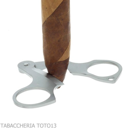 Forbice per sigari bilama in inox satinato Figaro by Fox Knives - Accessori Per Sigari