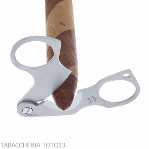 Figaro stainless steel double blade cigar scissor by Fox Knives - Accessories Cigar - Metal