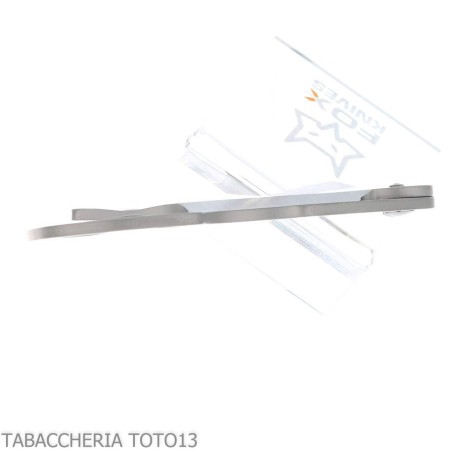 Forbice per sigari bilama in inox satinato Figaro by Fox Knives - Accessori Per Sigari