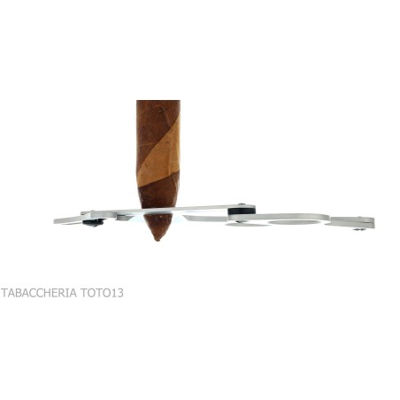 Tijera Fox Cigar Club Knives acero inoxidable satinado doble hoja - Accesorios Del Cigarro
