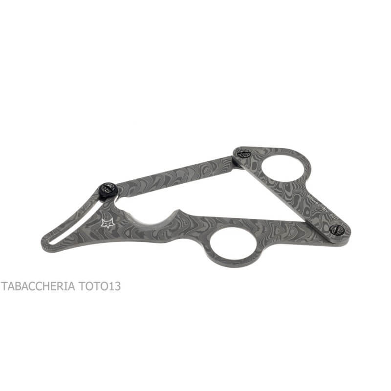 Fox Cigar Club Knives Damascus steel double blade cigar scissors - Fox Knives cutlery