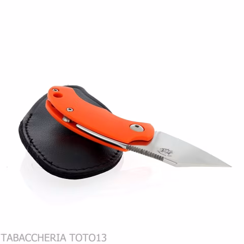 Coltello tagliasigari Fox Drago Piemontes manico FRN arancio - Accessori Per Sigari