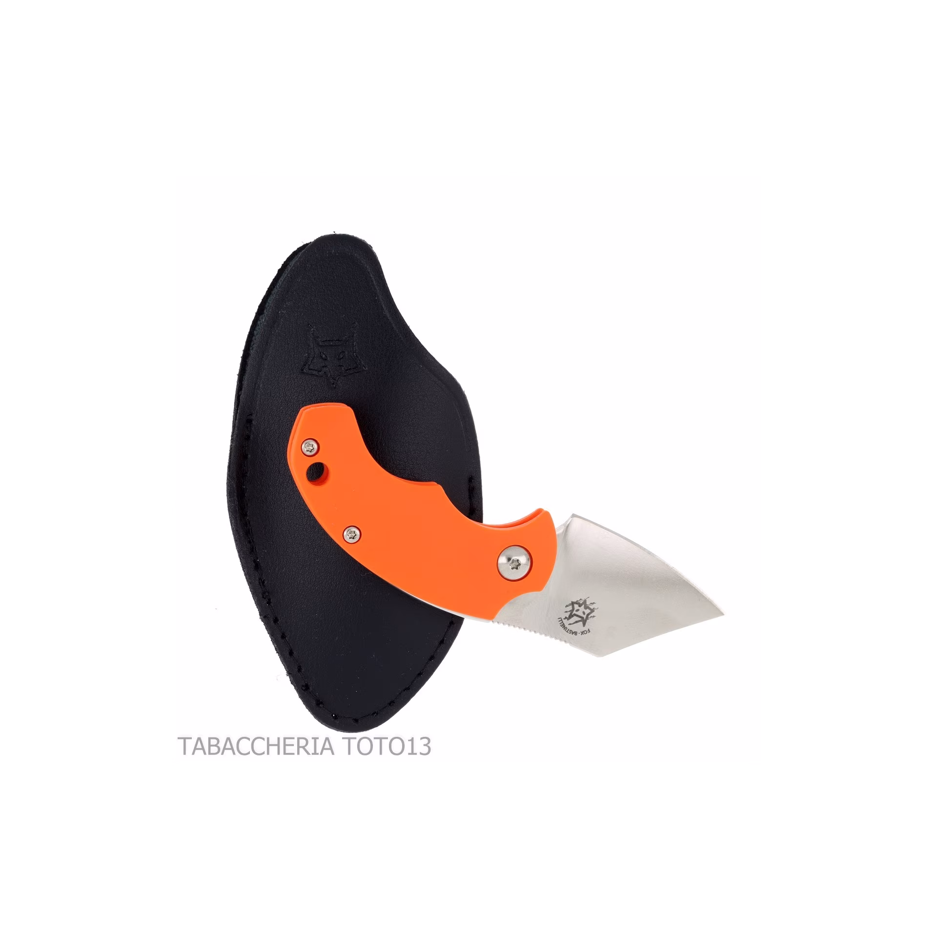Coltello tagliasigari Fox Drago Piemontes manico FRN arancio - Accessori Per Sigari
