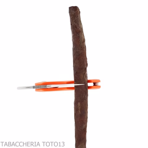 Coltello tagliasigari Fox Drago Piemontes manico FRN arancio - Accessori Per Sigari
