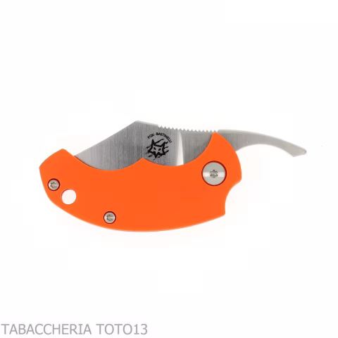 Drago Piemontes cigar cutter knife FRN orange handle - Accessories Cigar - Metal