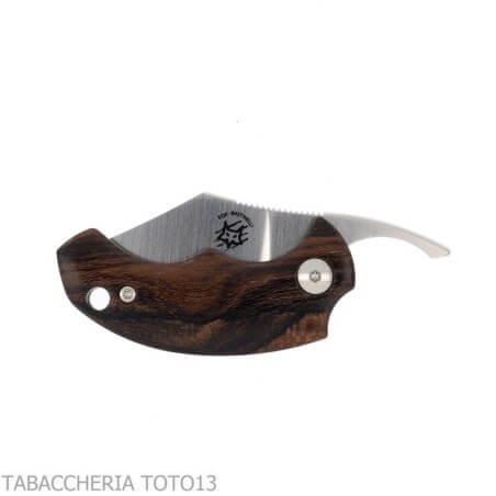 Coltello tagliasigari Drago Piemontes manico legno Ziricote HDL Fox Knives cutlery Tagliasigari & Cutter Tagliasigari & Cutter