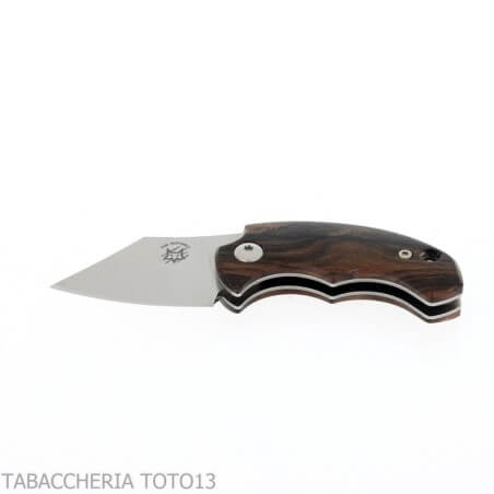 Couteau coupe-cigare Drago Piemontes Ziricote manche bois HDL Fox Knives cutlery Coupe-cigares et guillotines