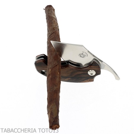 Drago Piemontes Zigarrencutter mit Griff aus Ziricote-HDL-Holz - Zubehör Cigar