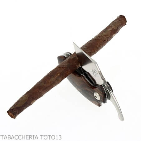 Coltello tagliasigari Drago Piemontes manico legno Ziricote HDL Fox Knives cutlery Tagliasigari & Cutter Tagliasigari & Cutter