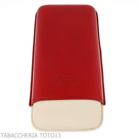 Romeo y Julieta portasigari da tasca in pelle bicolore 3 posti Churchill - Accessori Per Sigari