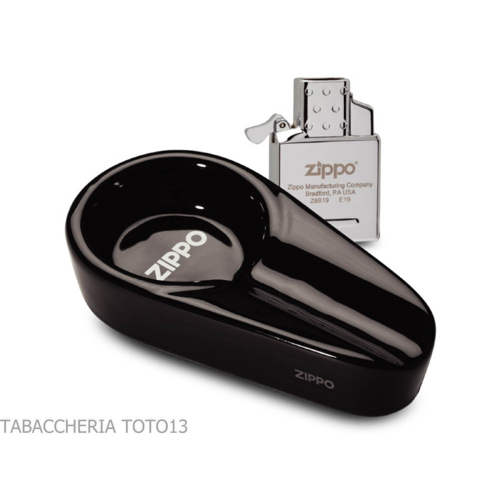 Set con posacenere ed inserto a gas Zippo per sigari - Accessori Per Sigari