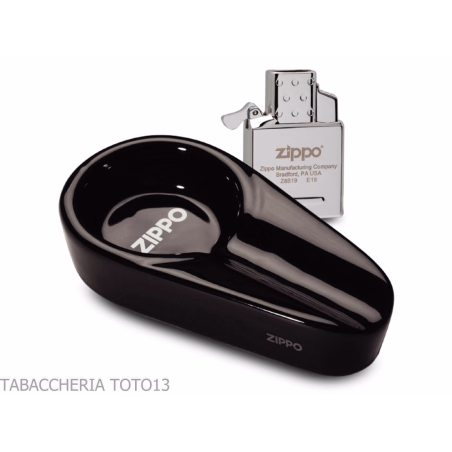 Set con posacenere ed inserto a gas Zippo per sigari - Accessori Per Sigari