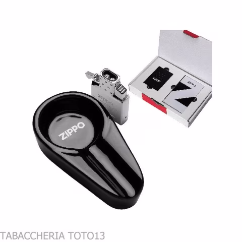 Ensemble cendrier à cigares et insert à gaz Zippo - Accessoires Cigare - Métal, Céramique