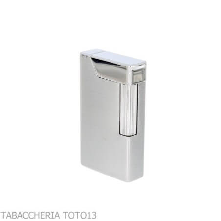 Ronson Eloquence Work Of Art 26 petrol lighter satin chrome finish - Ronson Lighter