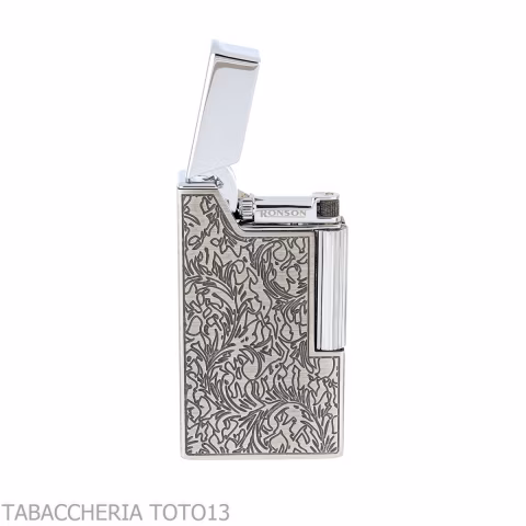 Encendedor de gasolina Ronson Eloquence Work Of Art 26 con acabado Arabesque - Alumbradores