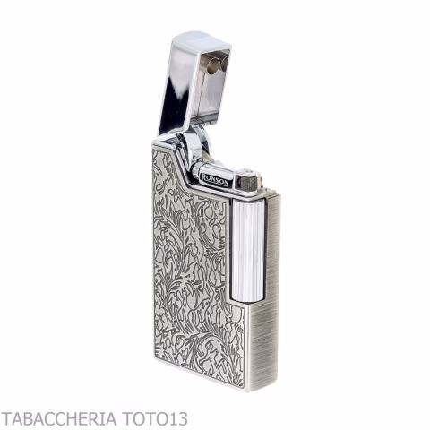 Encendedor de gasolina Ronson Eloquence Work Of Art 26 con acabado Arabesque - Alumbradores