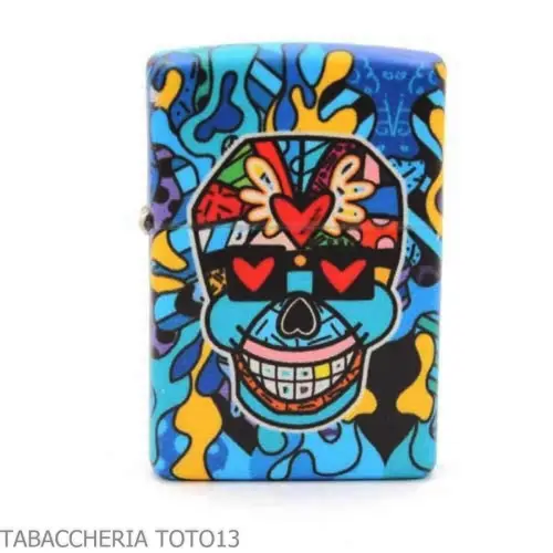 Zippo Britto Skull 1 design - Lighters - Brass