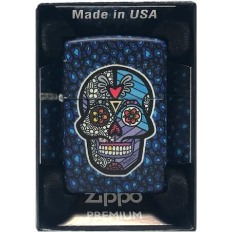 Zippo Britto Skull 2 design Zippo Briquets Zippo