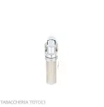 Accendino Ronson premier Varaflame V dorata su cromo satinato anticato - Accendini