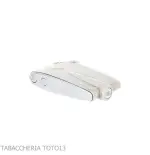 Accendino Ronson premier Varaflame V dorata su cromo satinato anticato - Accendini