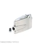 Accendino Ronson premier Varaflame V dorata su cromo satinato anticato - Accendini