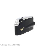 Ronson premier Varaflame V encendedor dorado sobre esmalte negro - Alumbradores