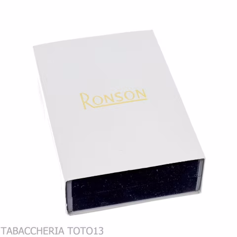 Briquet Ronson Premier Varaflame V doré sur chrome poli et rayures - Briquets - Laiton