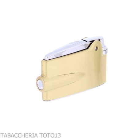 Encendedor Ronson Premier Varaflame de latón satinado - Alumbradores