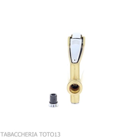 Encendedor Ronson Premier Varaflame de latón satinado - Alumbradores