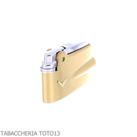Encendedor Ronson Premier Varaflame de latón satinado - Alumbradores