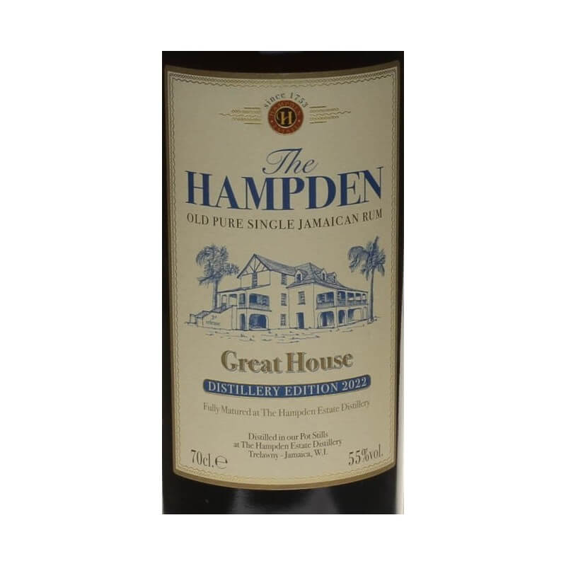 Hampden Estate Great House distillery edition 2022 Vol.55% Cl.70 - Hampden Estate Distillery