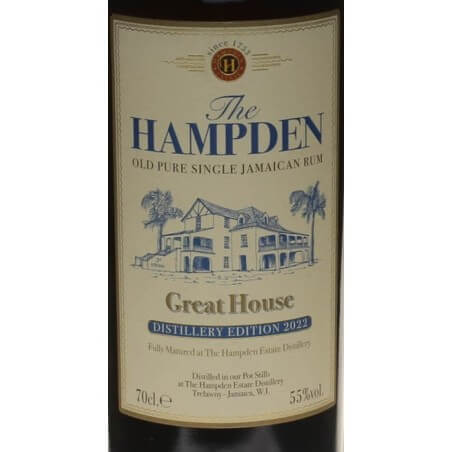 Hampden Estate Great House distillery edition 2022 Vol.55% Cl.70 - Hampden Estate Distillery