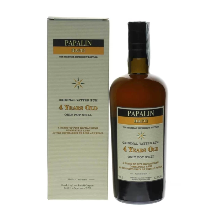 Papalin 2022 finest blend of old rums By Velier Vol.53,1% Cl.70